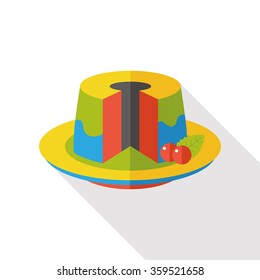food cake flat icon