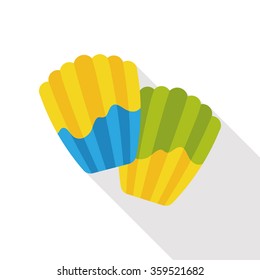food cake flat icon