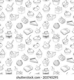 Food, Cake, Pattern