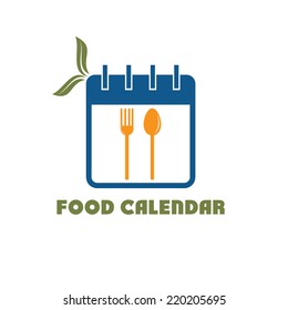 food calendar concept
