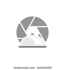 Food Camera Logo Icon Design
