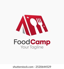 Food Camp Logo Design Template. Good for Business, Agency, Community and Organization