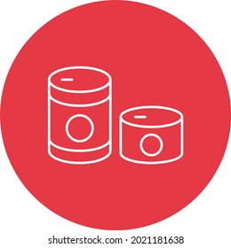 Food Can icon vector image. Can also be used for web apps, mobile apps and print media.