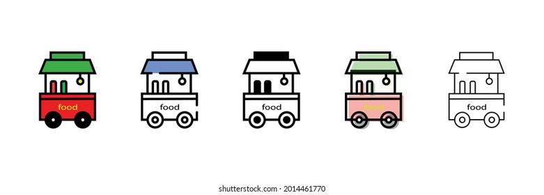 food car vector type icon