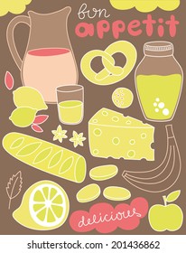 food card design. vector illustration