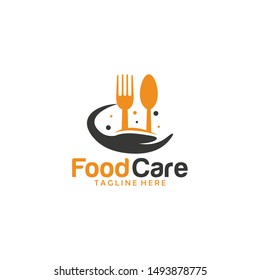 food care logo icon vector