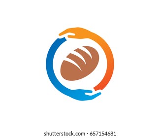 Food Care Logo Template Design Vector, Emblem, Design Concept, Creative Symbol, Icon