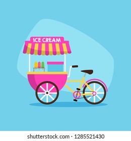 Food Cart Illustration