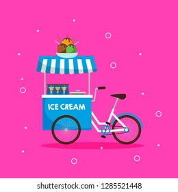 Food Cart Illustration