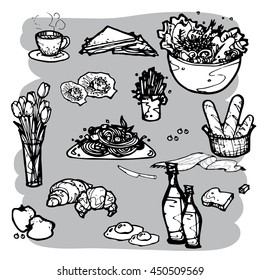 food cartoon vector 