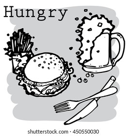 food cartoon vector 