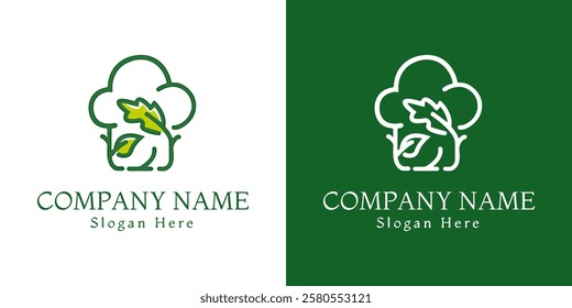 Food Chef restaurant logo design template. Chef logo design. Food, restaurant and catering, vector design and illustration.