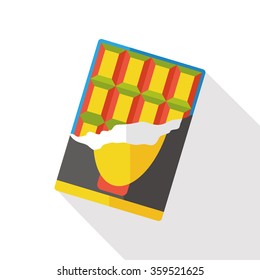 food chocolate flat icon