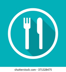 Food Circle Icon Vector EPS10, Great for any use.