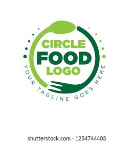 food circle logo designs