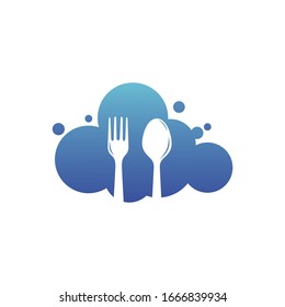 Food And Cloud Logo Design