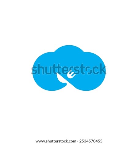 food cloud resto logo design