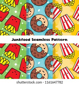 Food Colorful Seamless Pattern