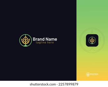 Food company logo design - Agro food company Free Vector