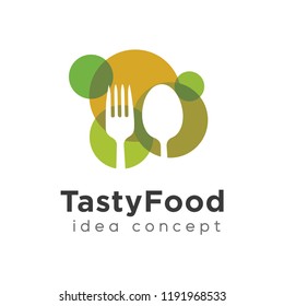 Food Concept Logo Design Template 