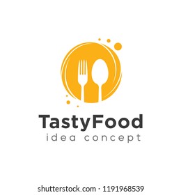 Food Concept Logo Design Template 