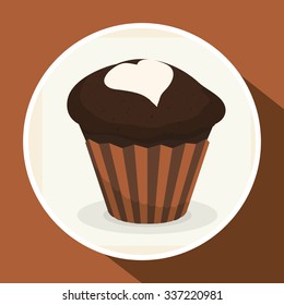 Food concept with menu icons design, vector illustration 10 eps graphic
