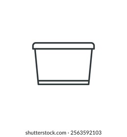 Food Container box icon vector design templates