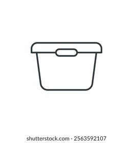 Food Container box icon vector design templates