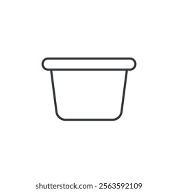 Food Container box icon vector design templates