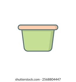 Food Container box icon vector design templates