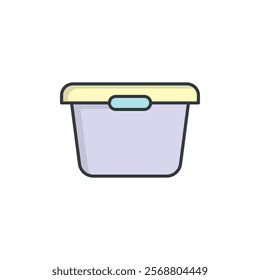 Food Container box icon vector design templates