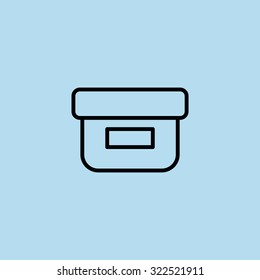 food container icon