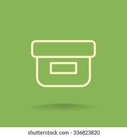 food container icon