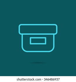 food container icon
