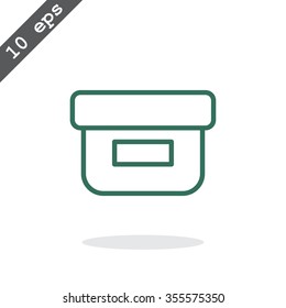 food container icon