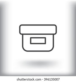 food container icon