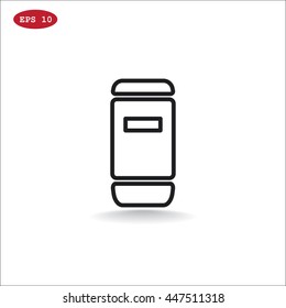  Food container icon Vector.