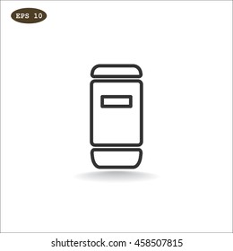  Food container icon Vector.
