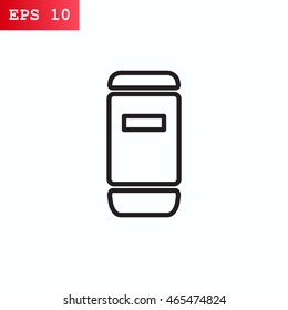  Food container icon Vector.