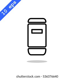  Food container icon Vector.