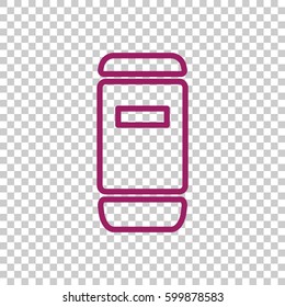 Food container icon Vector.