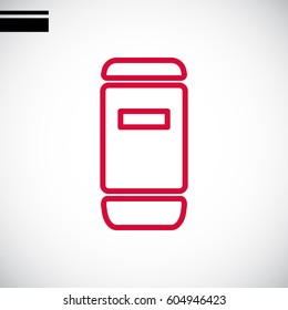  Food container icon Vector.