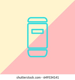  Food container icon Vector.