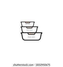 food container icon vector illustration design