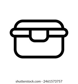 Food Container Icon Vector Symbol Design Illustration