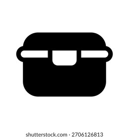 Food Container Icon Vector Symbol Design Illustration