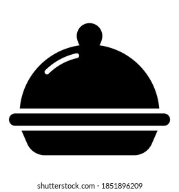 food container vector glyph icon. Modern glyph symbols. Collection of traditional elements.