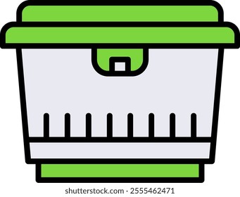 Food Container Vector Icon Design Symbol