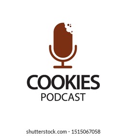 Food cookies dessert podcast logo design