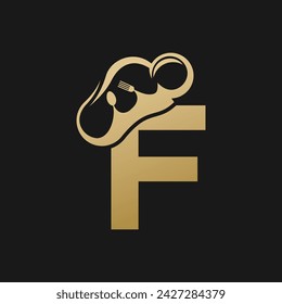 Food and cooking logo design with premium concept letter F